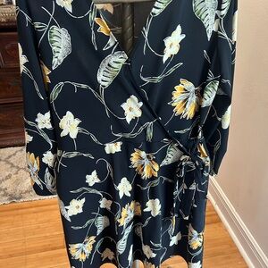 ALYX WRAP AROUND FLORAL DRESS